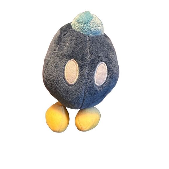 Super Mario Bros Bob-Omb Plushie With Tags 8” 2020 - Picture 6 of 9